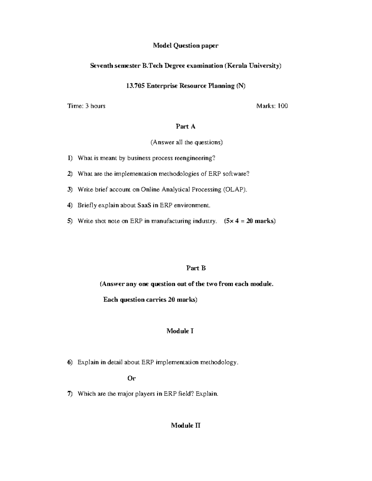 enterprise resource planning term paper