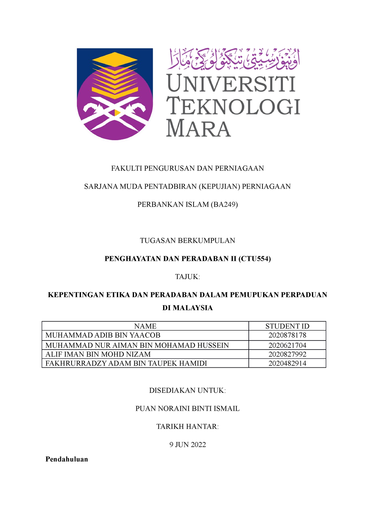 Latestgrouping 11 - Notes - FAKULTI PENGURUSAN DAN PERNIAGAAN SARJANA ...