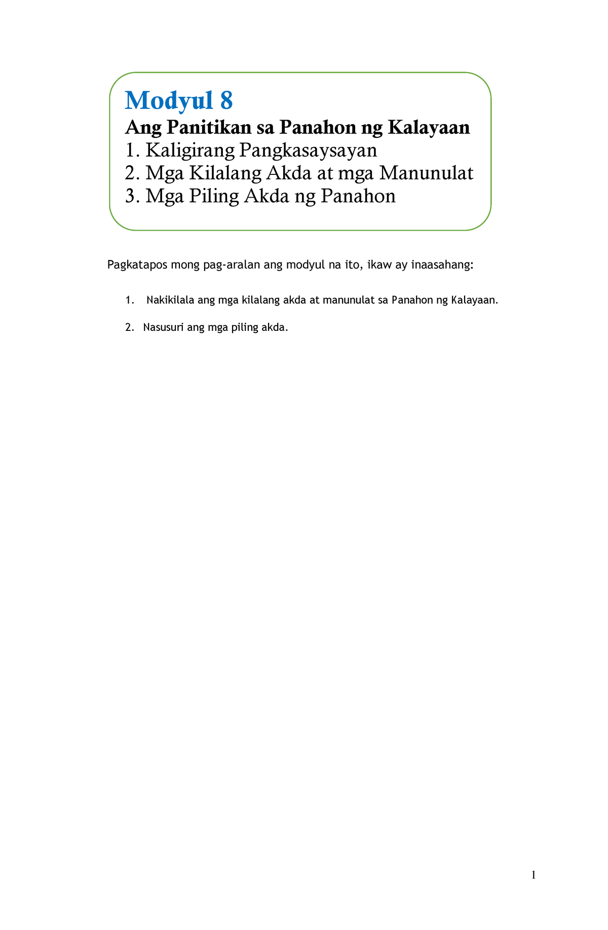 ANG Panitikan SA Panahon NG Kalayaan - Pagkatapos Mong Pag-aralan Ang ...