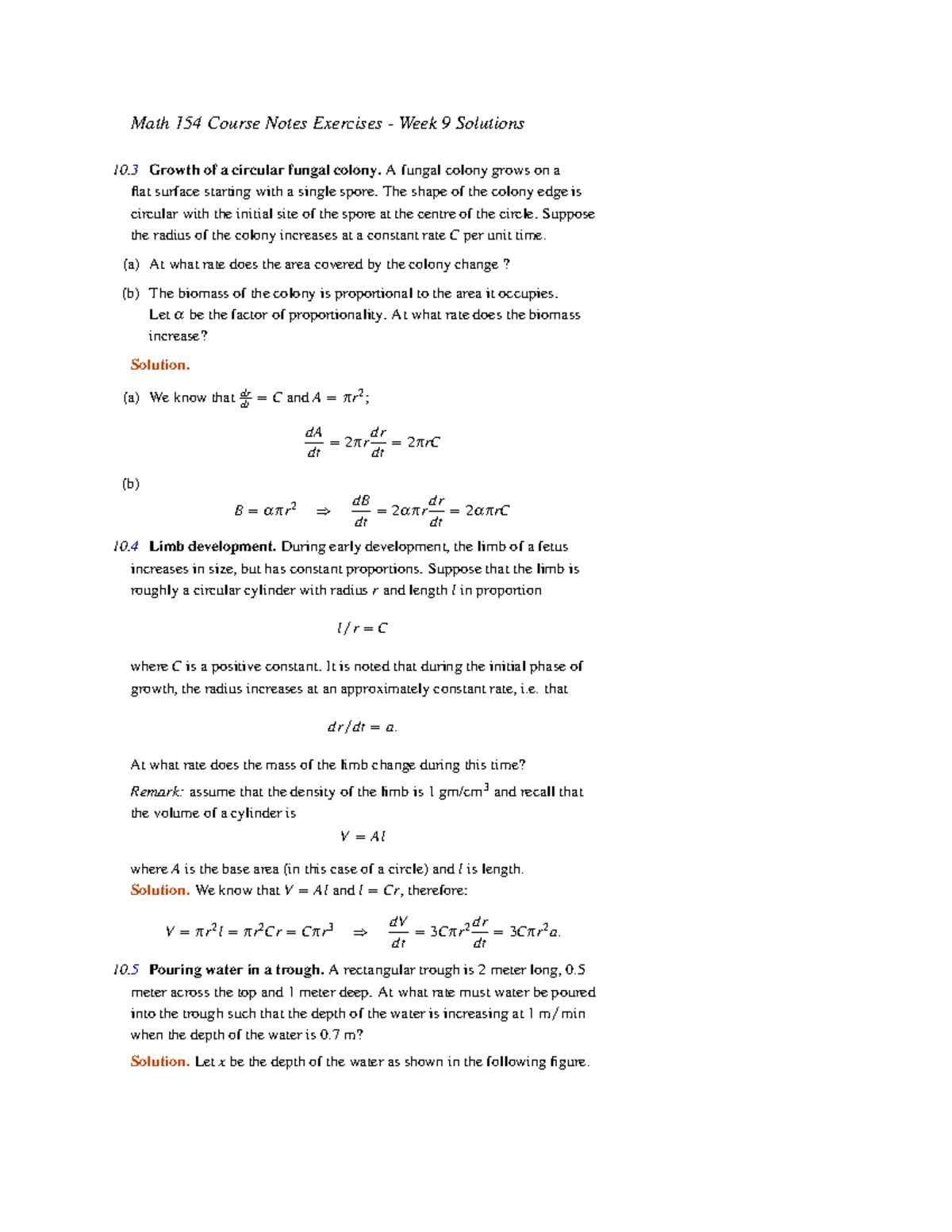 Week 9 - CNQ Q&A (course note questions) - Math 154 Course Notes ...