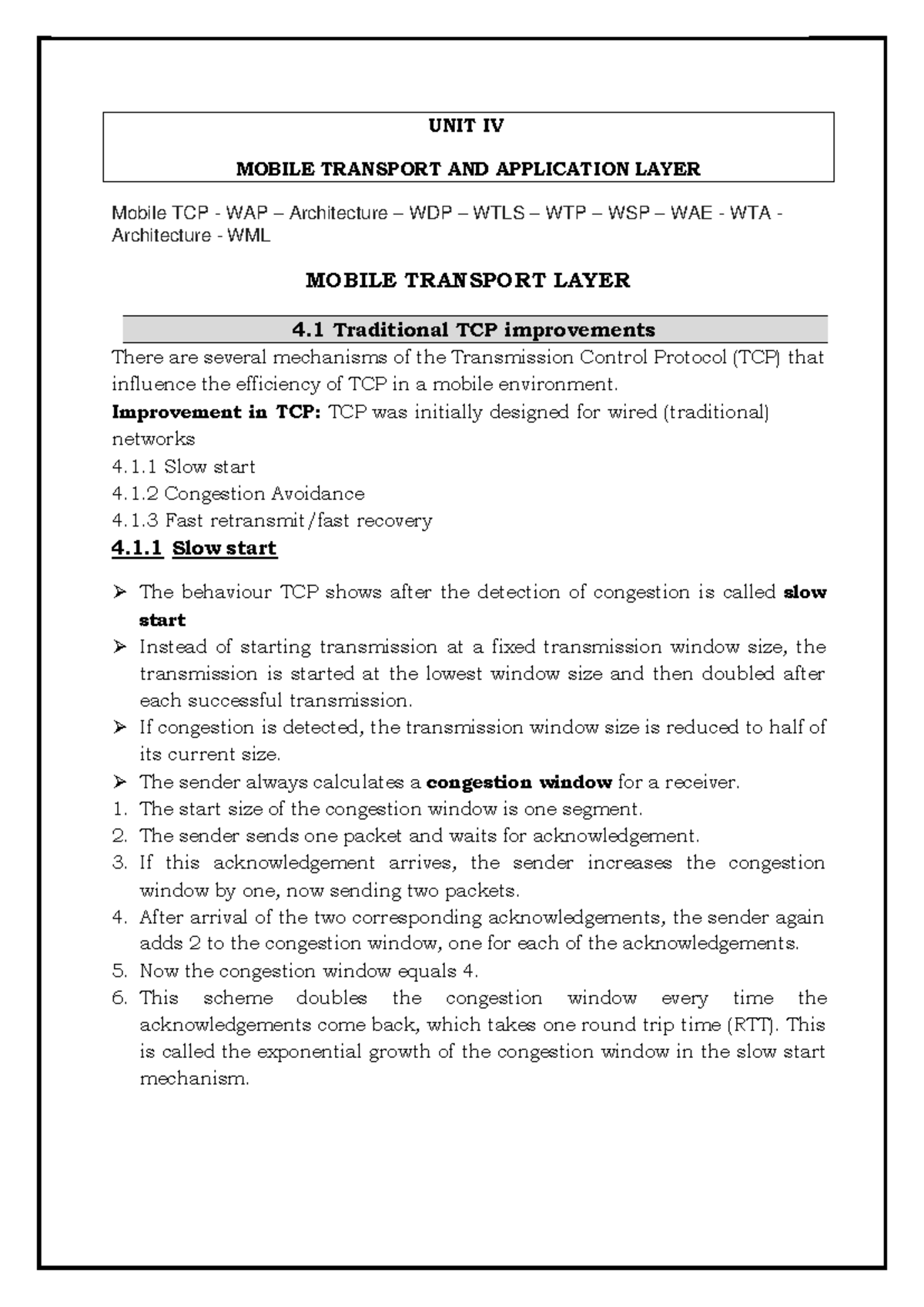 Distributed Systems - Module 4 - CS8603:Distributed Systems Department ...