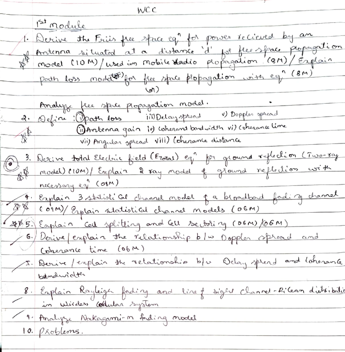 Module 1 WCC new - lecture notes of wireless communinication of vtu ...