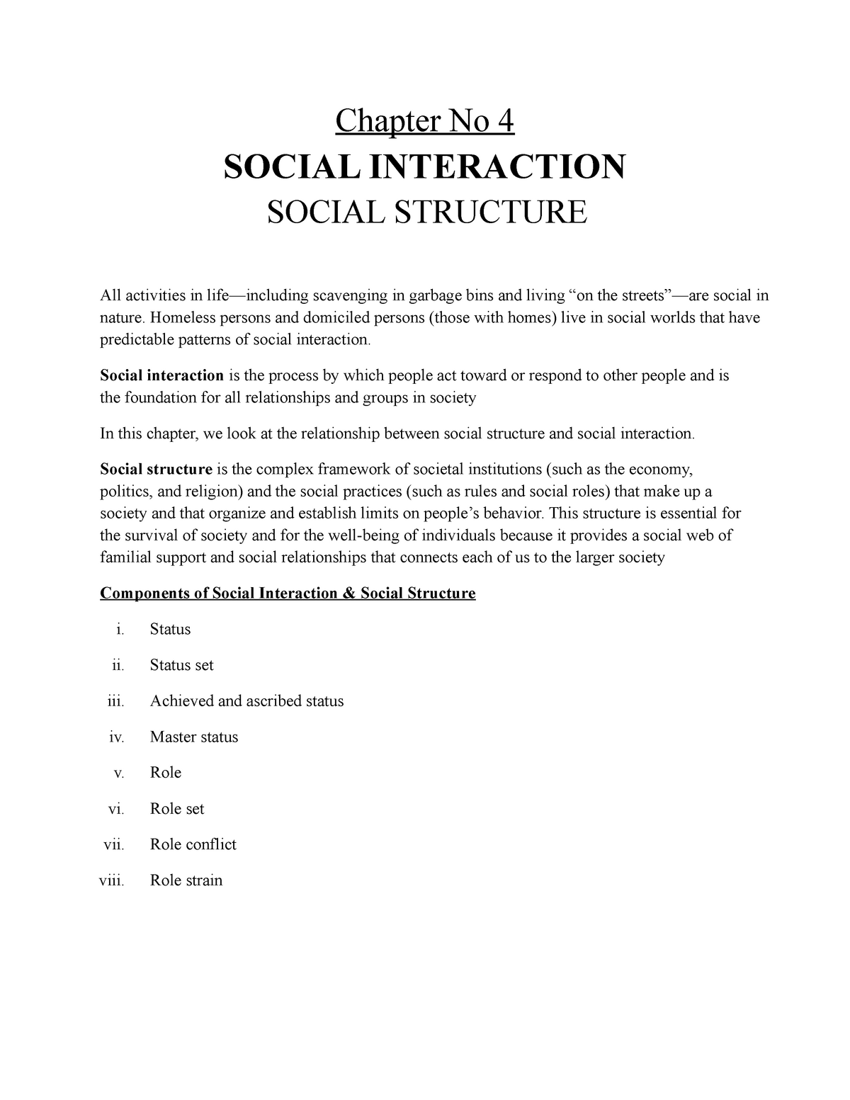 social interaction dissertation