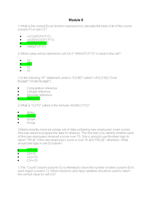 Module 7 - Module 7 IT services that focus on customers promote core ...