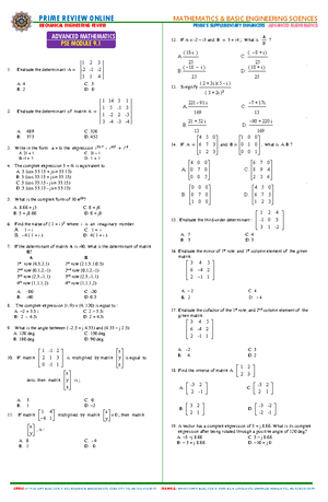 Mathematics activity sets - NAME: ENGARCIAL REILJOHN B. YEAR AND COURSE ...