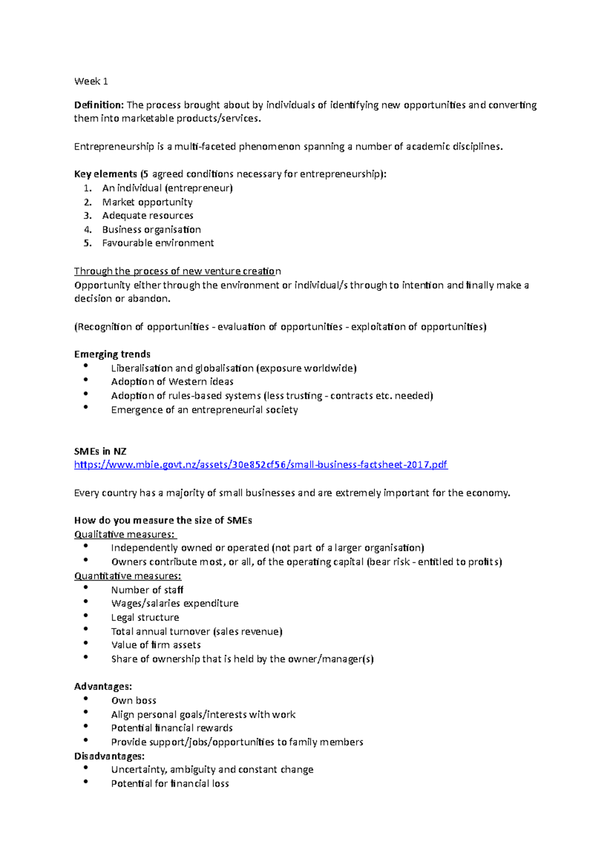 MGMT 1=6 - Lecture notes 1-6 - Week 1 Definition: The process brought ...