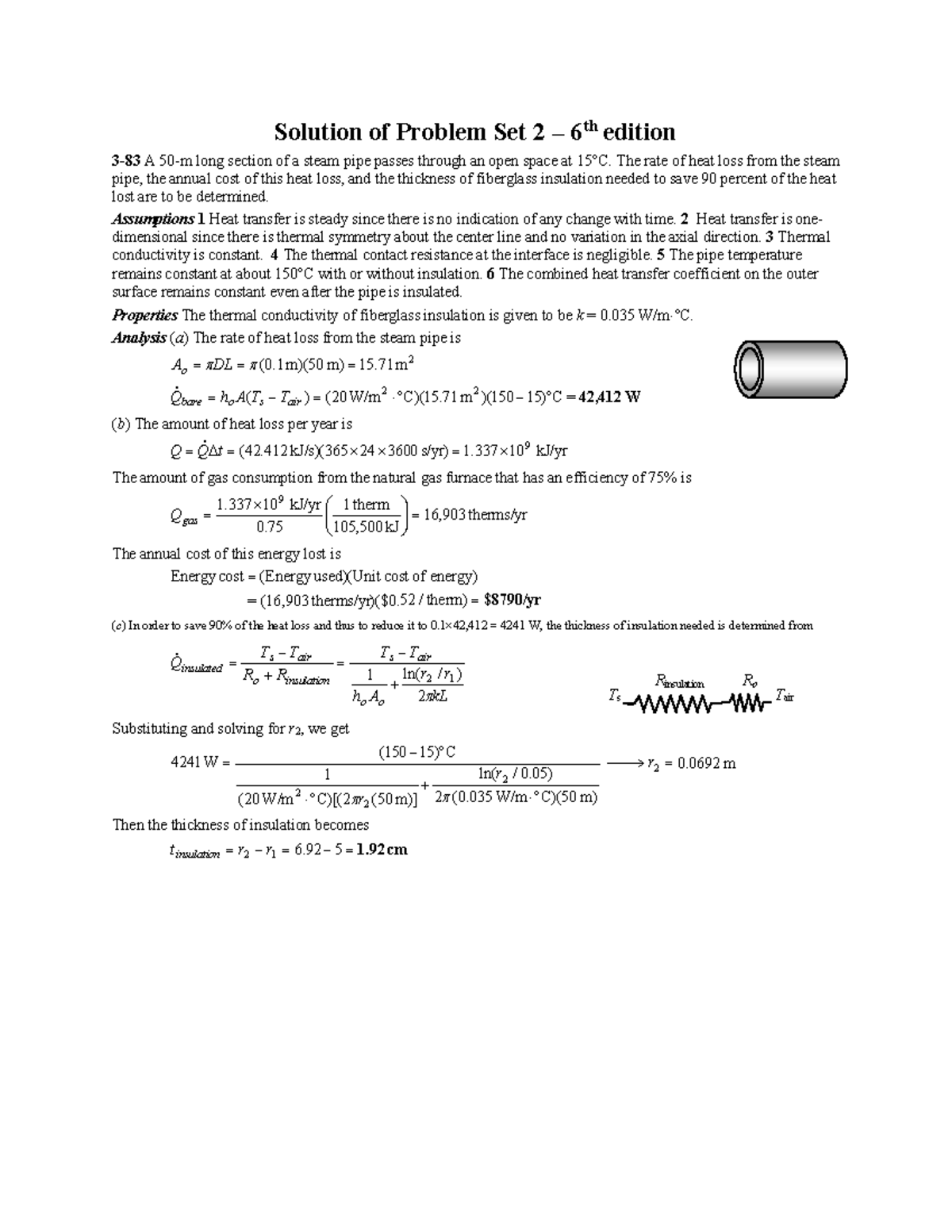 Problem Set 2 - Solutions Chapter 2 Solutions - Solution Of Problem Set ...