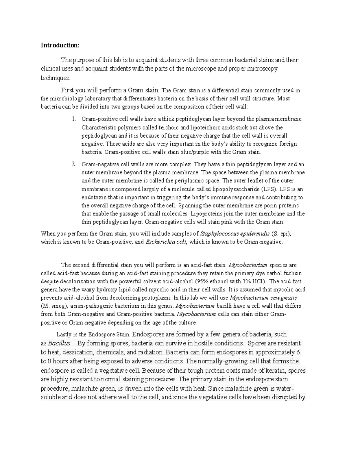 LAB Report 3 - Introduction: The purpose of this lab is to acquaint ...