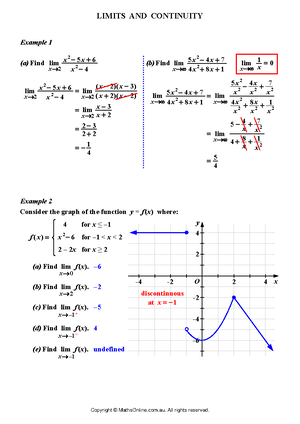 Differentiation by first principles - . . Examples h f x h f x dx dy h ...