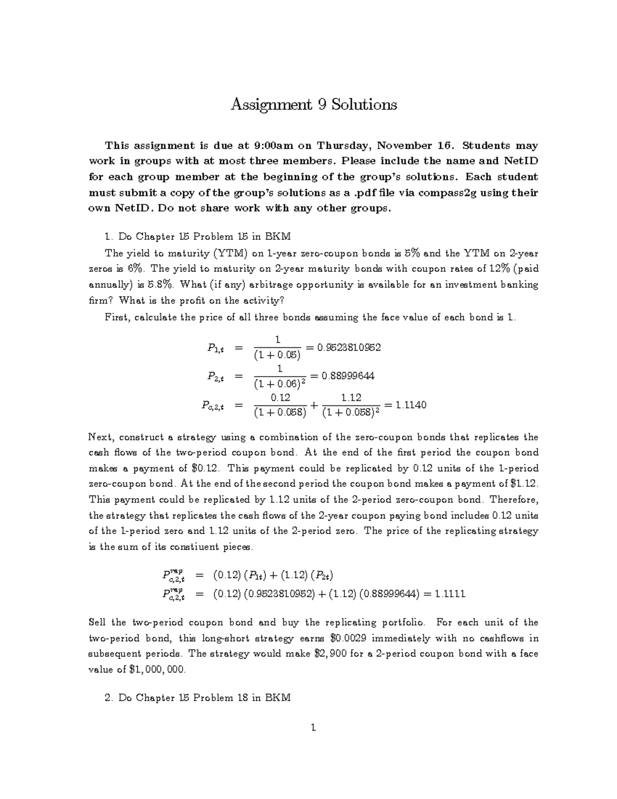 9.3 corrective assignment the number e