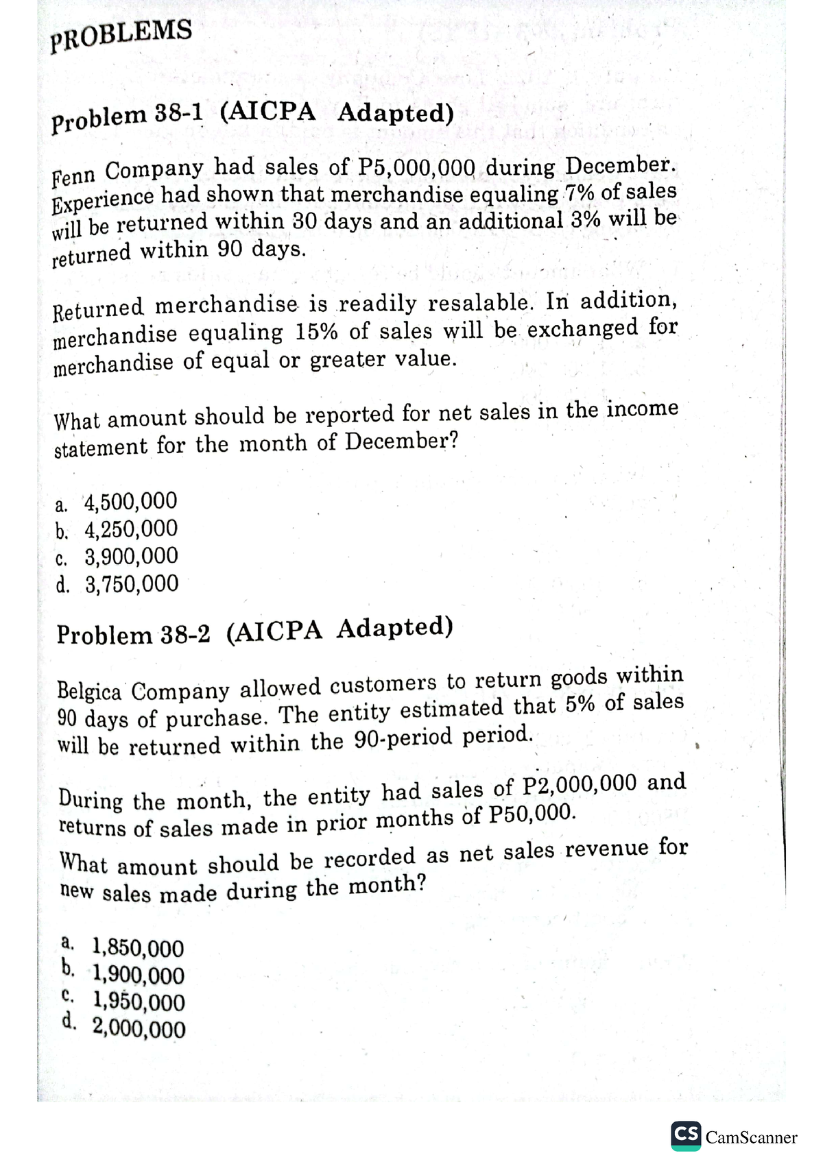 Intermediate Accounting - BS Management Accounting - Studocu