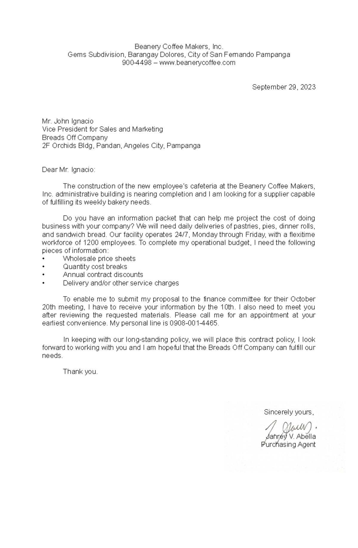 Beanery Coffee Makers BusCorr Beanery Coffee Makers, Inc. Gems