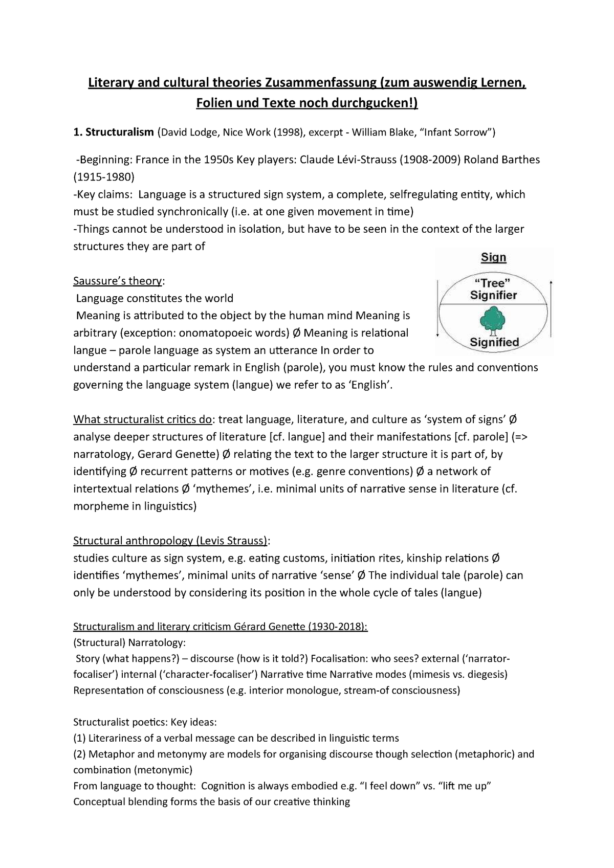 Key Theories Of Cultural Theories Studocu