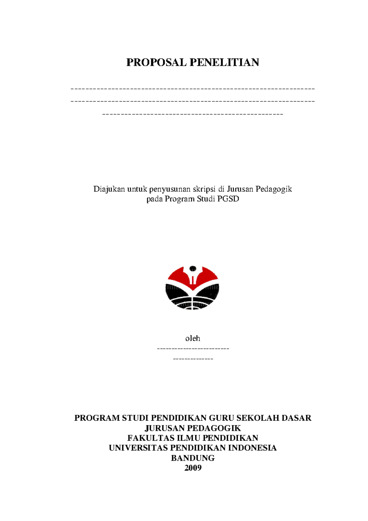 Sistematika - Untuk Bikin Skripsi - PROPOSAL PENELITIAN - Diajukan ...