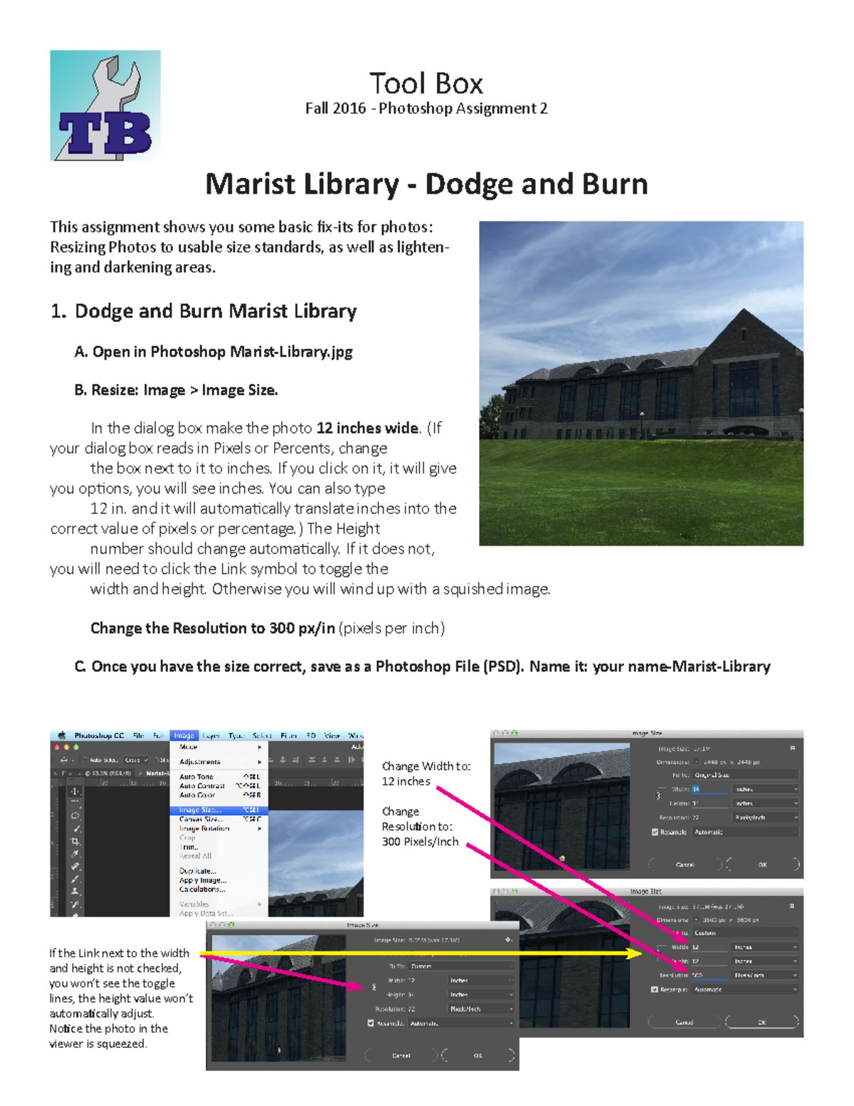 Photoshop 2 tutorial Marist - Marist Library - Dodge and Burn This ...