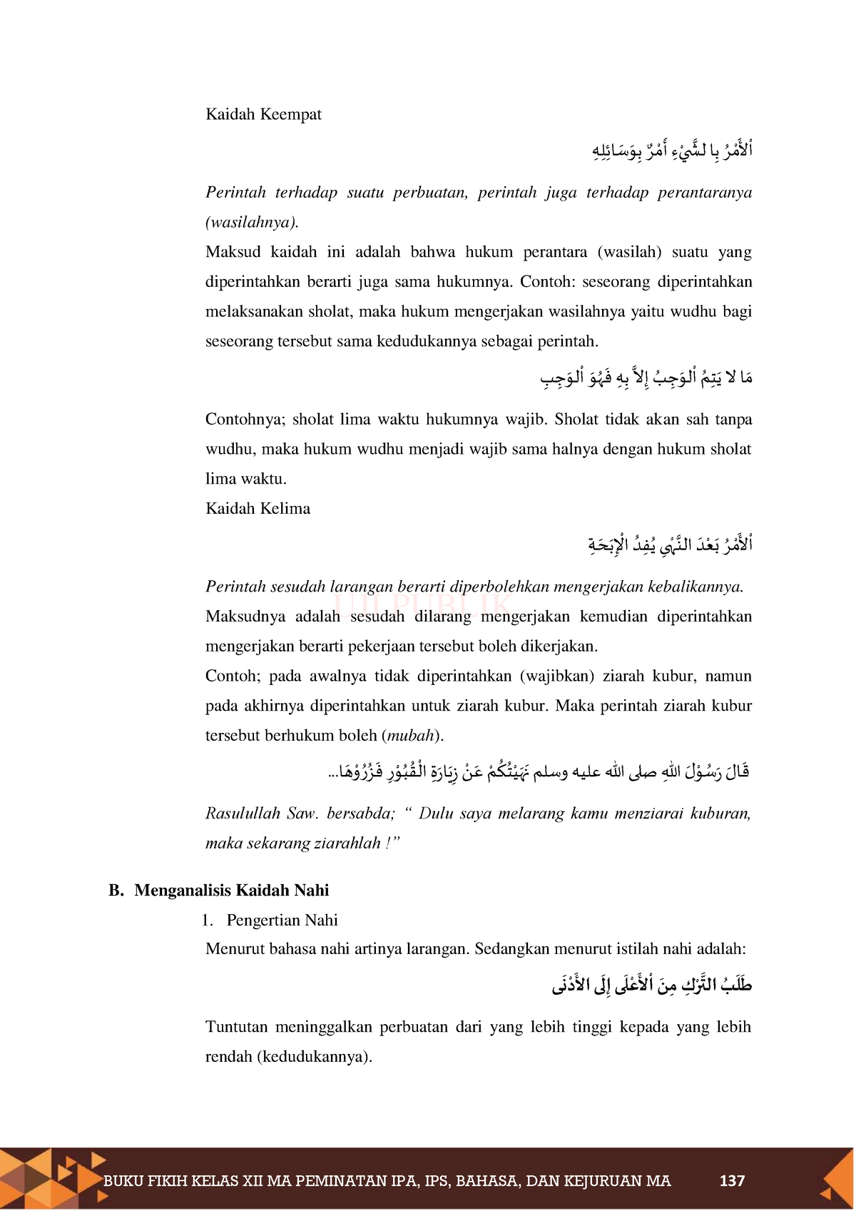 Fikih XII MA Compressed-165 - BUKU FIKIH KELAS XII MA PEMINATAN IPA ...