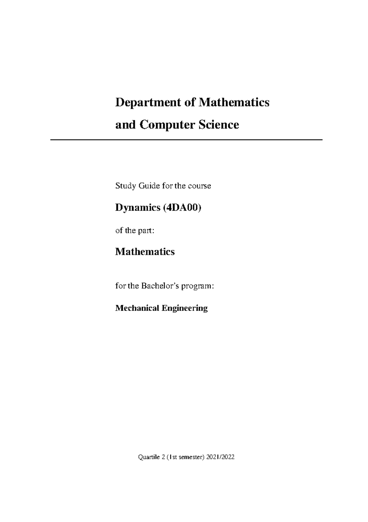 study-guide-4da00-in2122-department-of-mathematics-and-computer