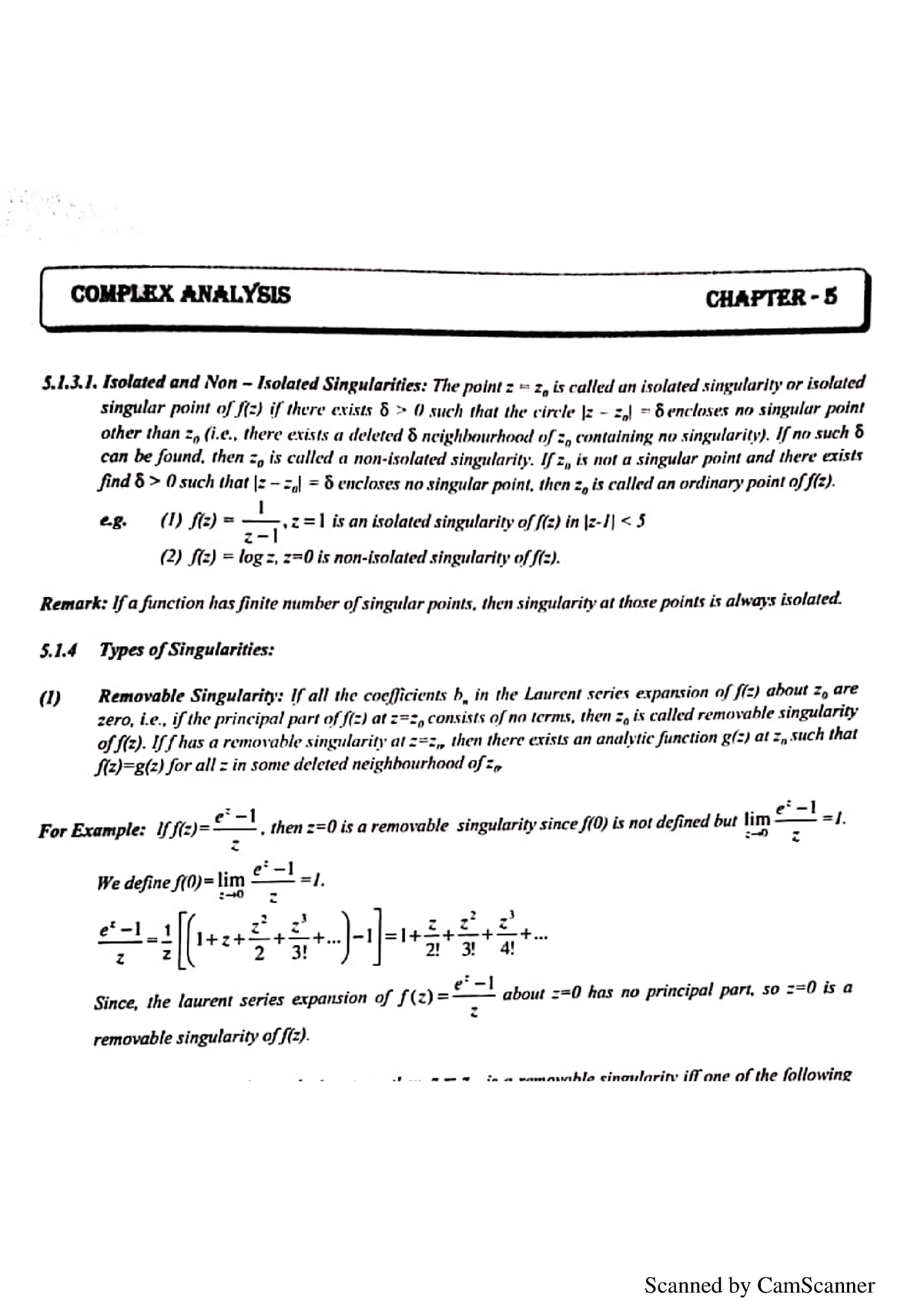 Complex Analysis - B.Sc(H)Computer Science - Delhi University - Studocu