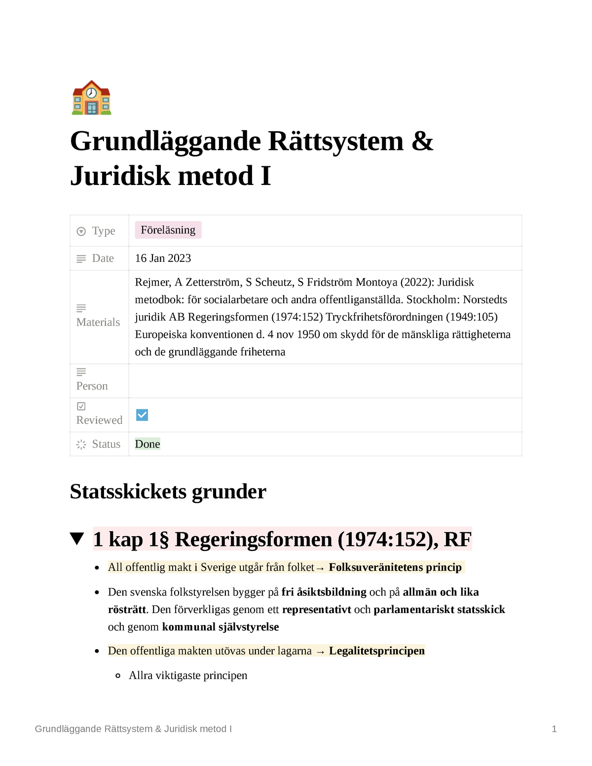 Grundläggande Rättsystem Juridisk Metod I Û Grundläggande Rättsystem And Juridisk Metod I Type 2924