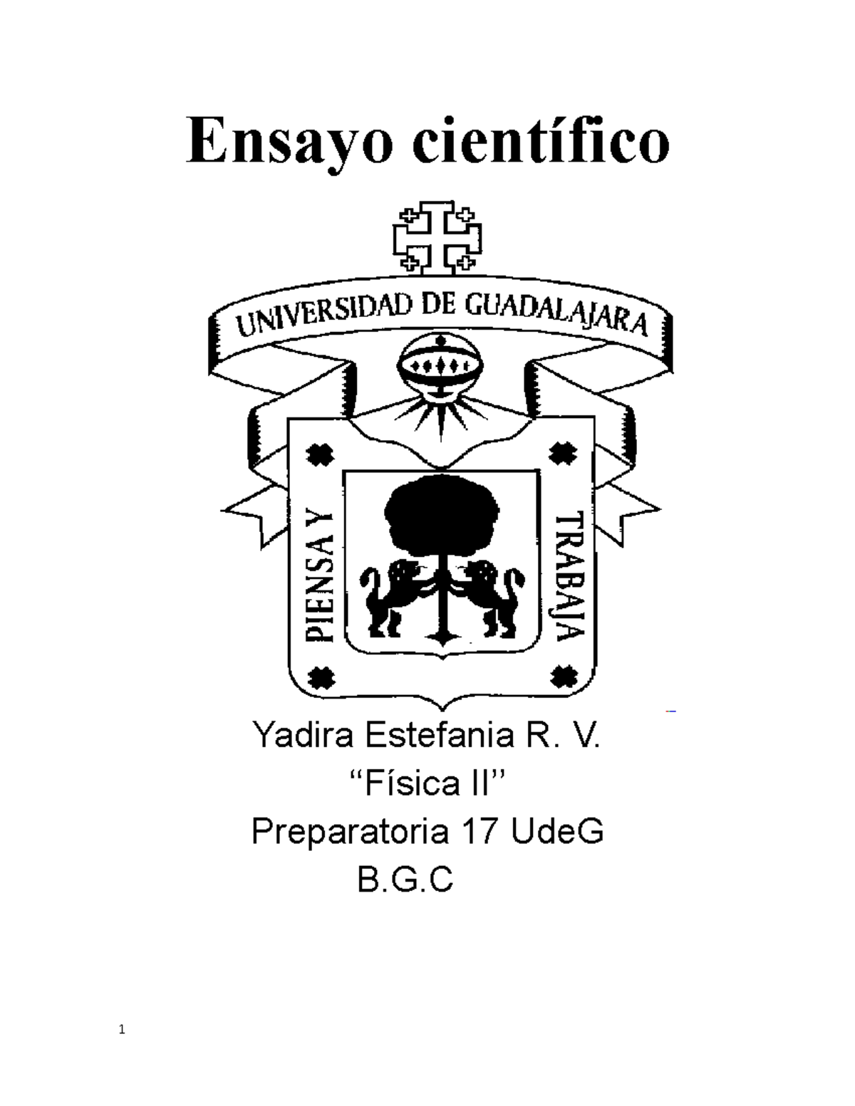 Ensayo Científico: Física II - Ensayo Yadira Estefania R. V ...