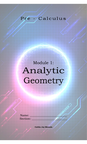 Pre-Calculus Module 2 Mathematical Induction and Trigonometry - P r e ...