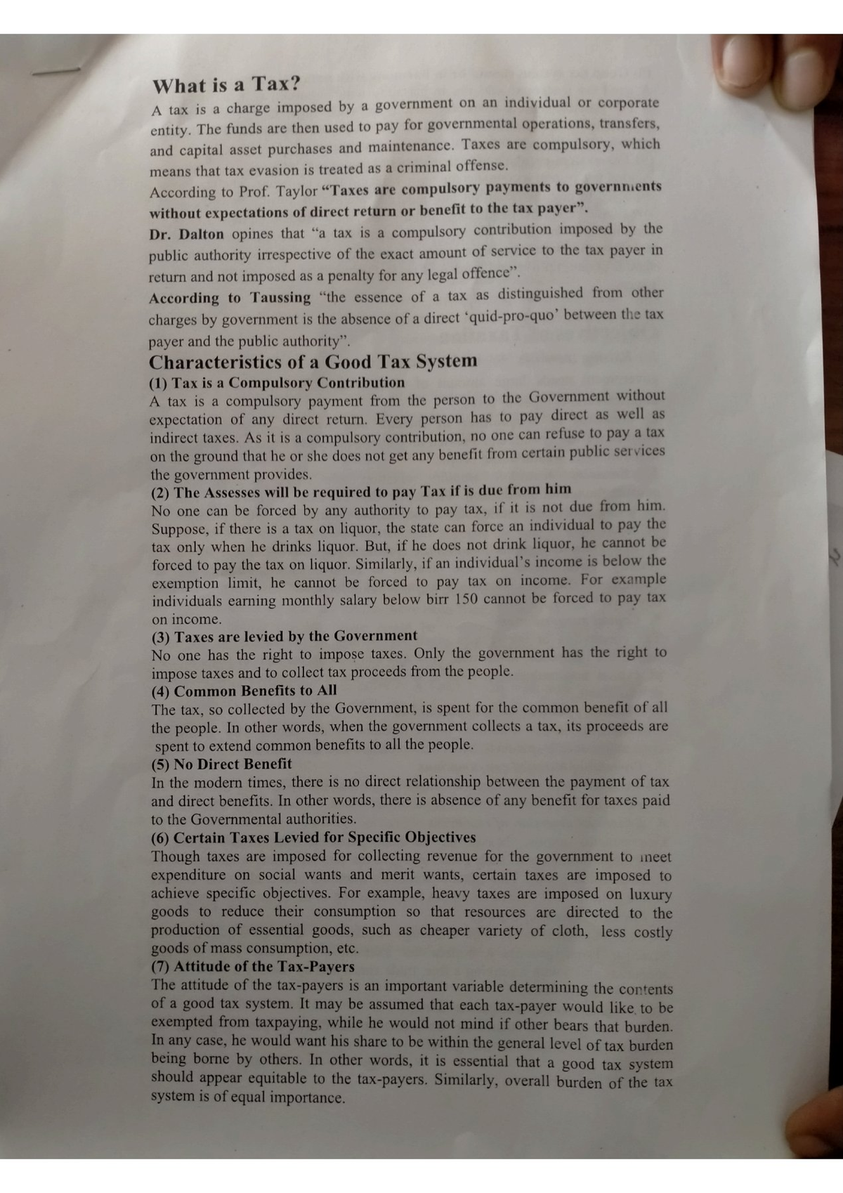 Taxation Service Marketing Studocu