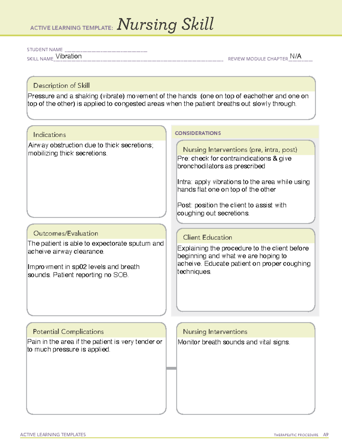 Active Learning Template Nursing Skill form-2 - ACTIVE LEARNING ...