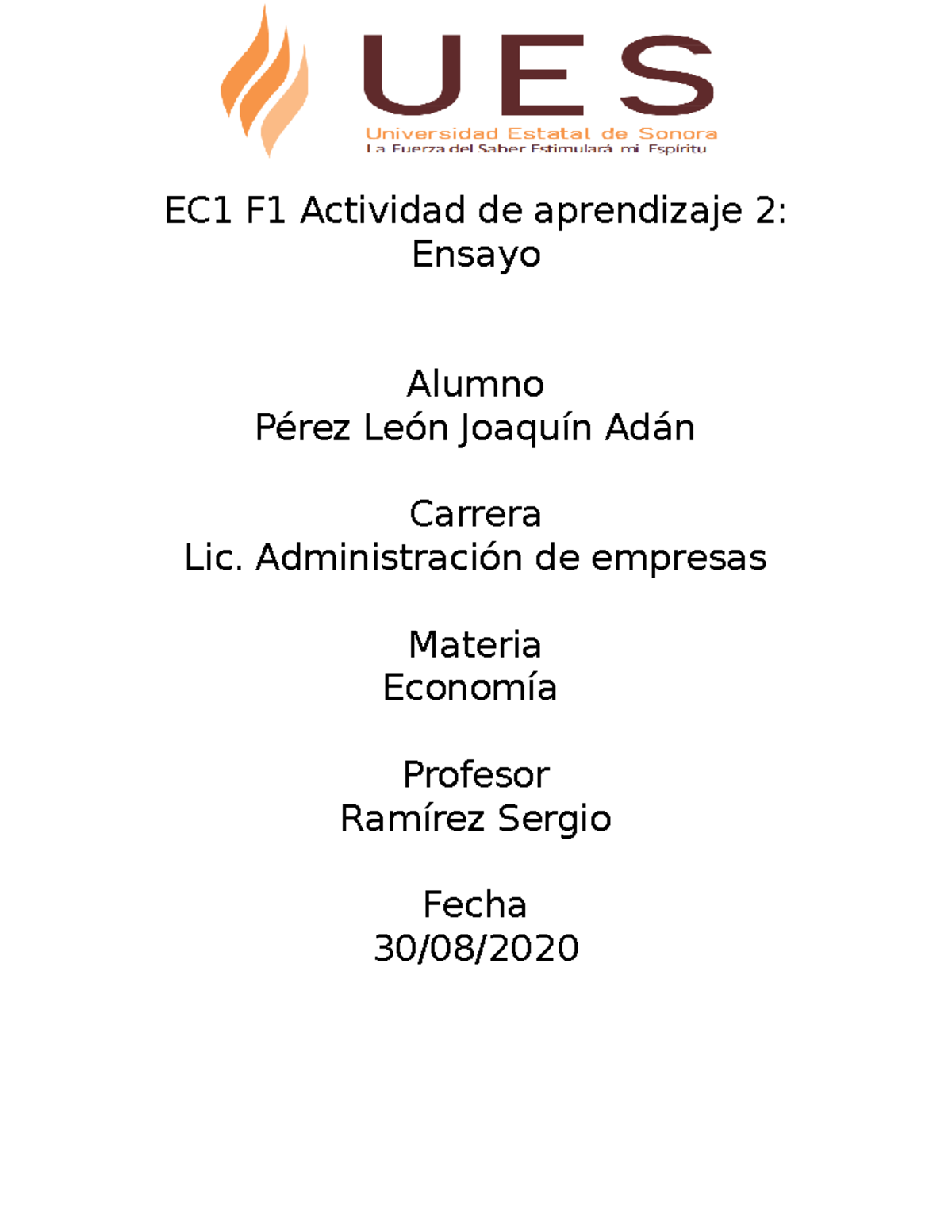 Act. #2 - Ejercicios De La Secuencia Didáctica - EC1 F1 Actividad De ...