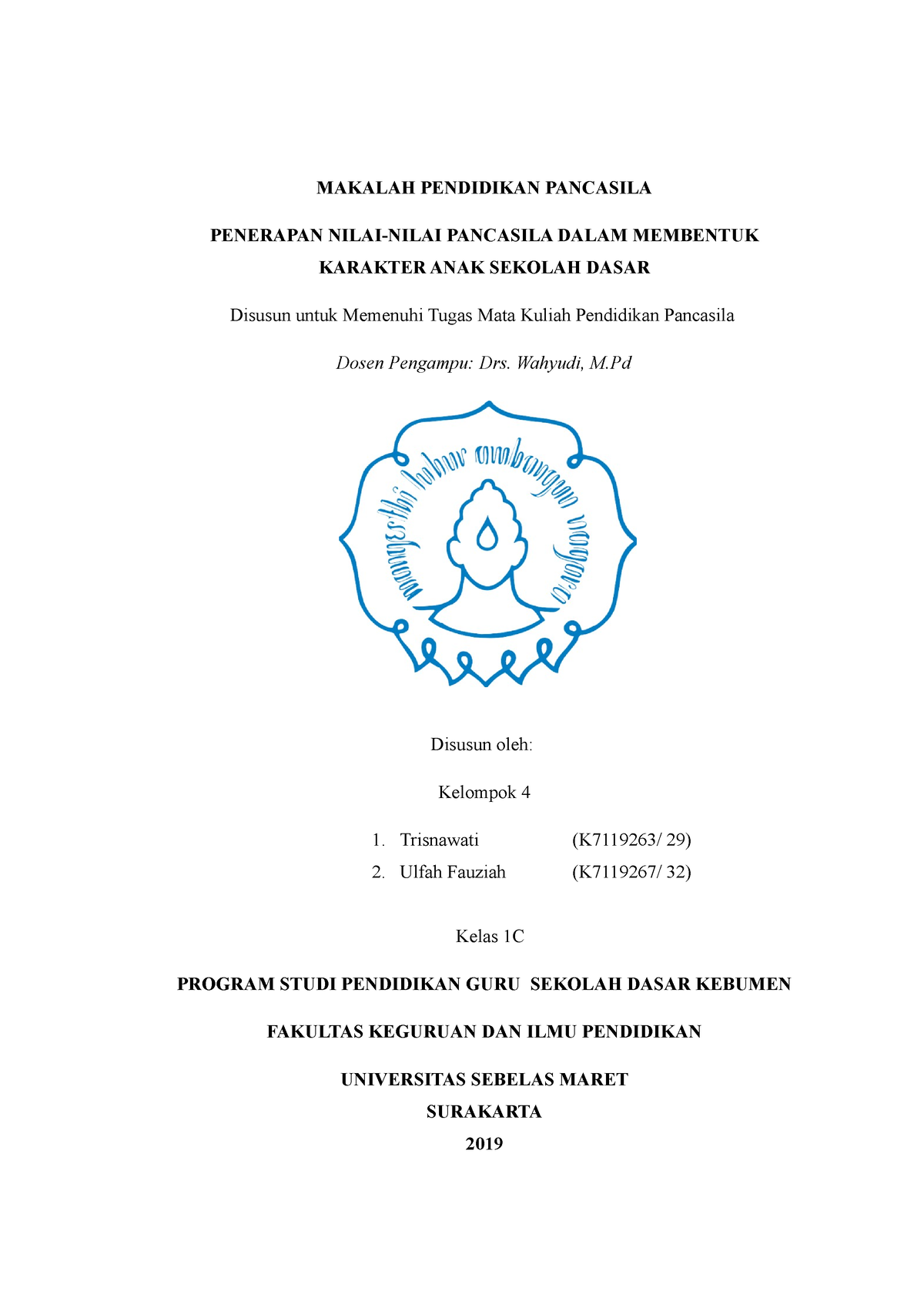 Makalah Pendidikan Pancasila - MAKALAH PENDIDIKAN PANCASILA PENERAPAN ...