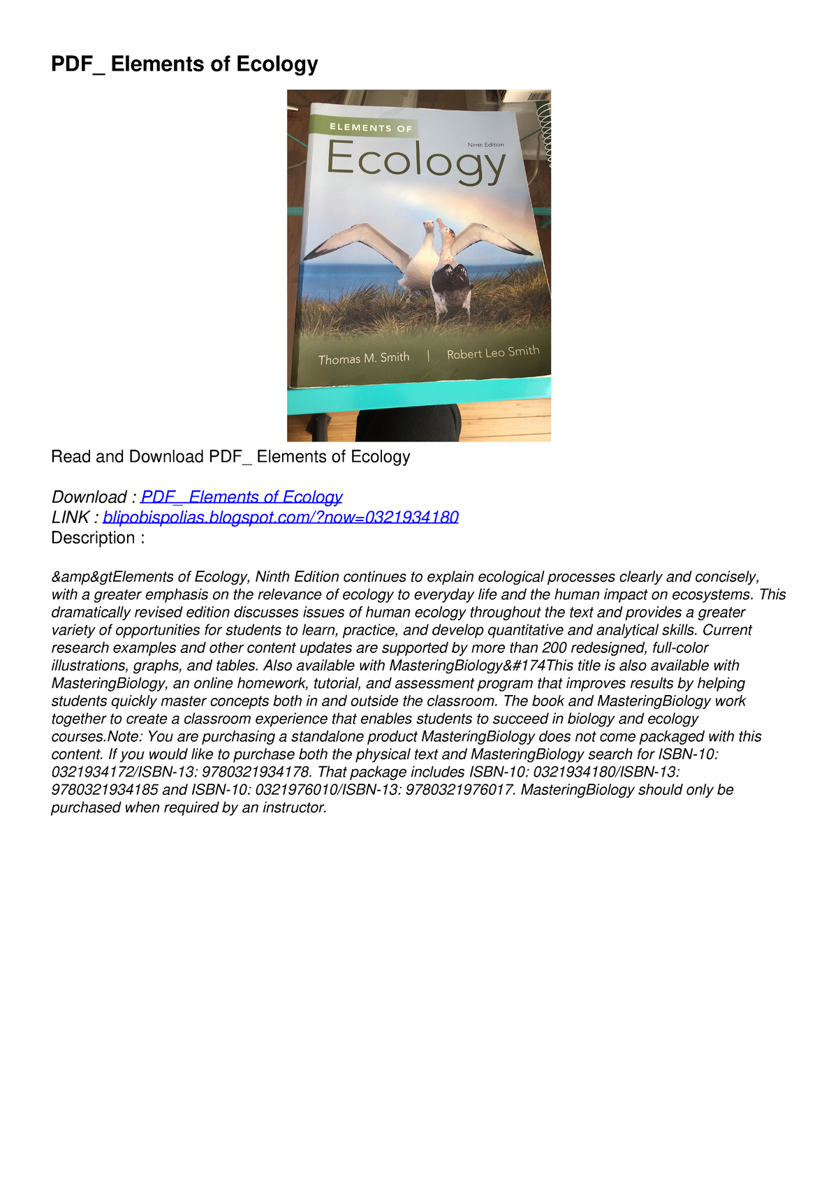 ecology thesis pdf