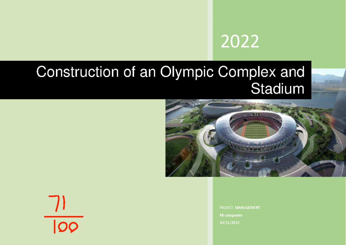 Project+ Management+ Final+ Draft marked - 2022 Construction of an ...