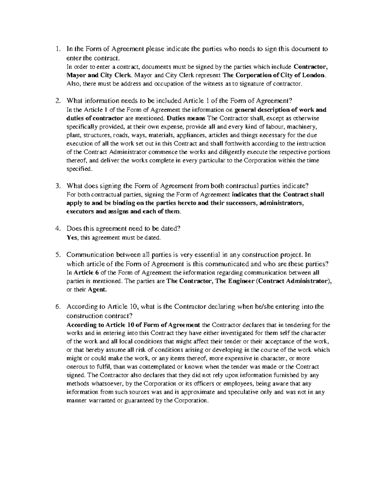 Prithvi ghimire Assignment 2 - 1. In the Form of Agreement please ...