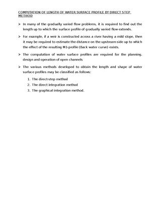 gradually varied flow - GRADUALLY VARIED FLOW Gradually Varied Flow The ...