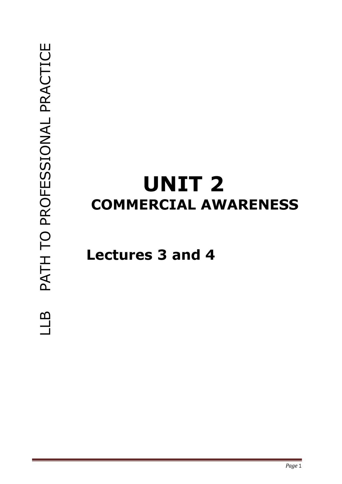 commercial-awareness-notes-llb-path-to-professional-practice-unit-2