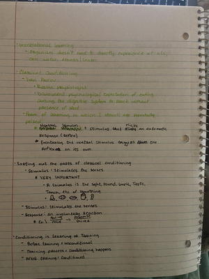 Psychology 201 Lecture notes - PSY 201 - Studocu