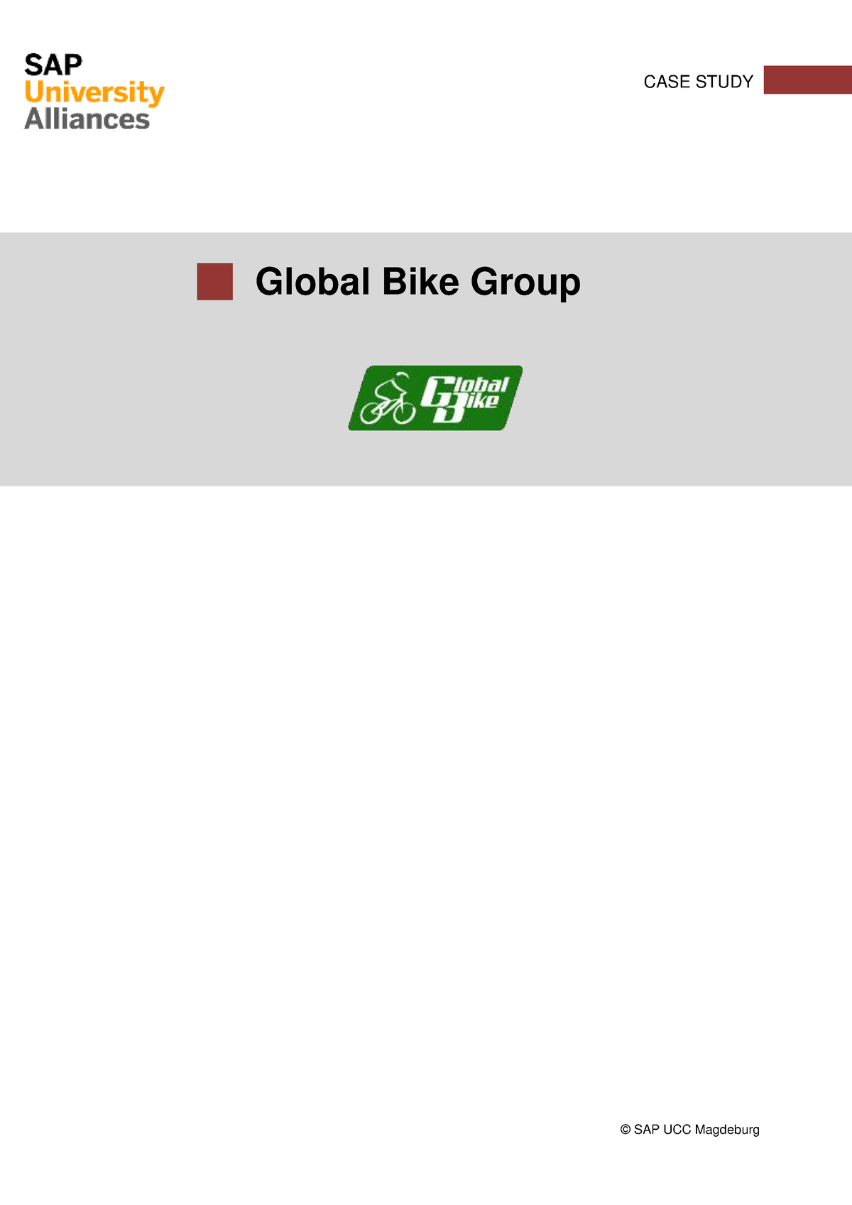 global bike group case study