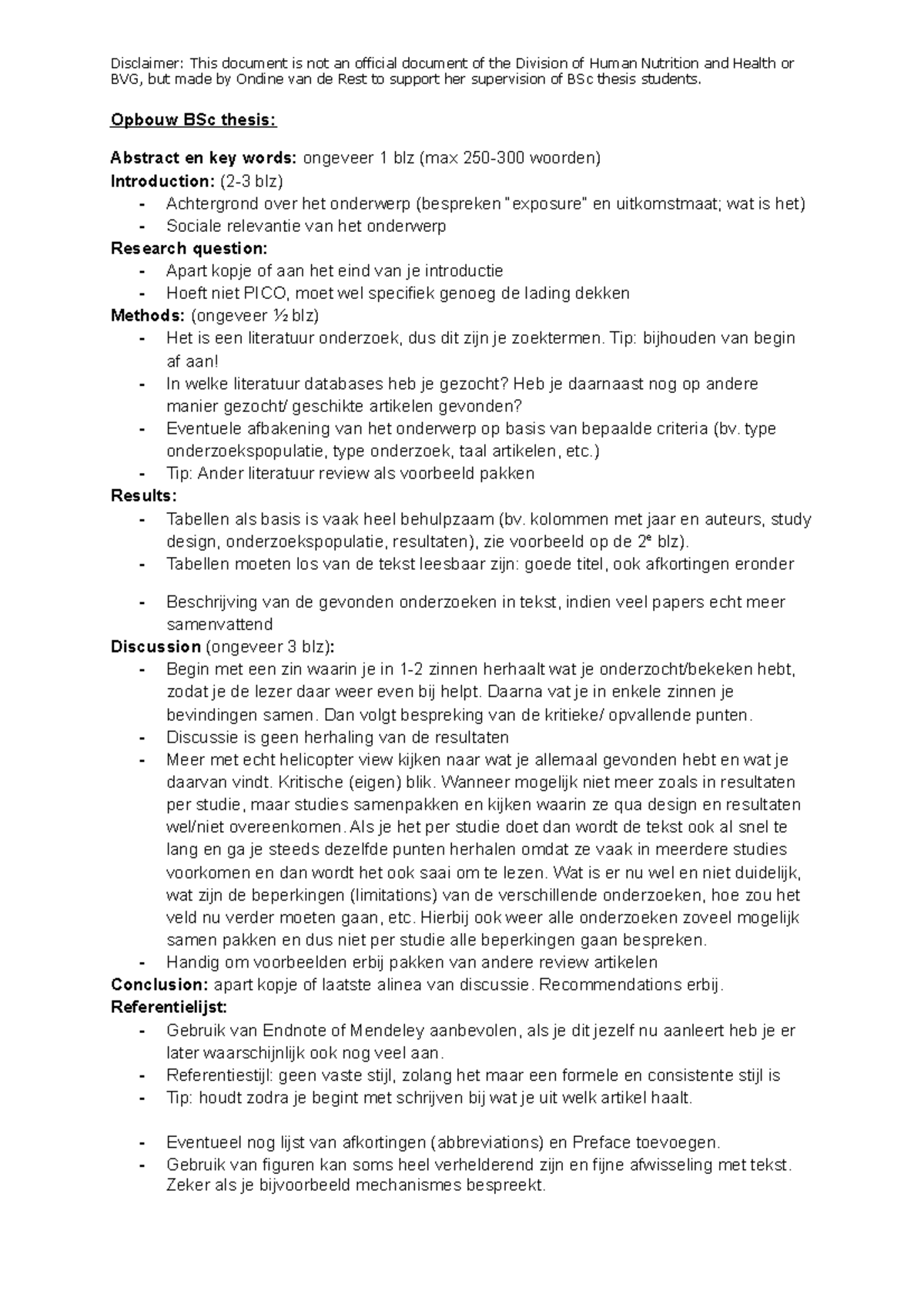 Start Document BSc Thesis Disclaimer This Document Is Not An 