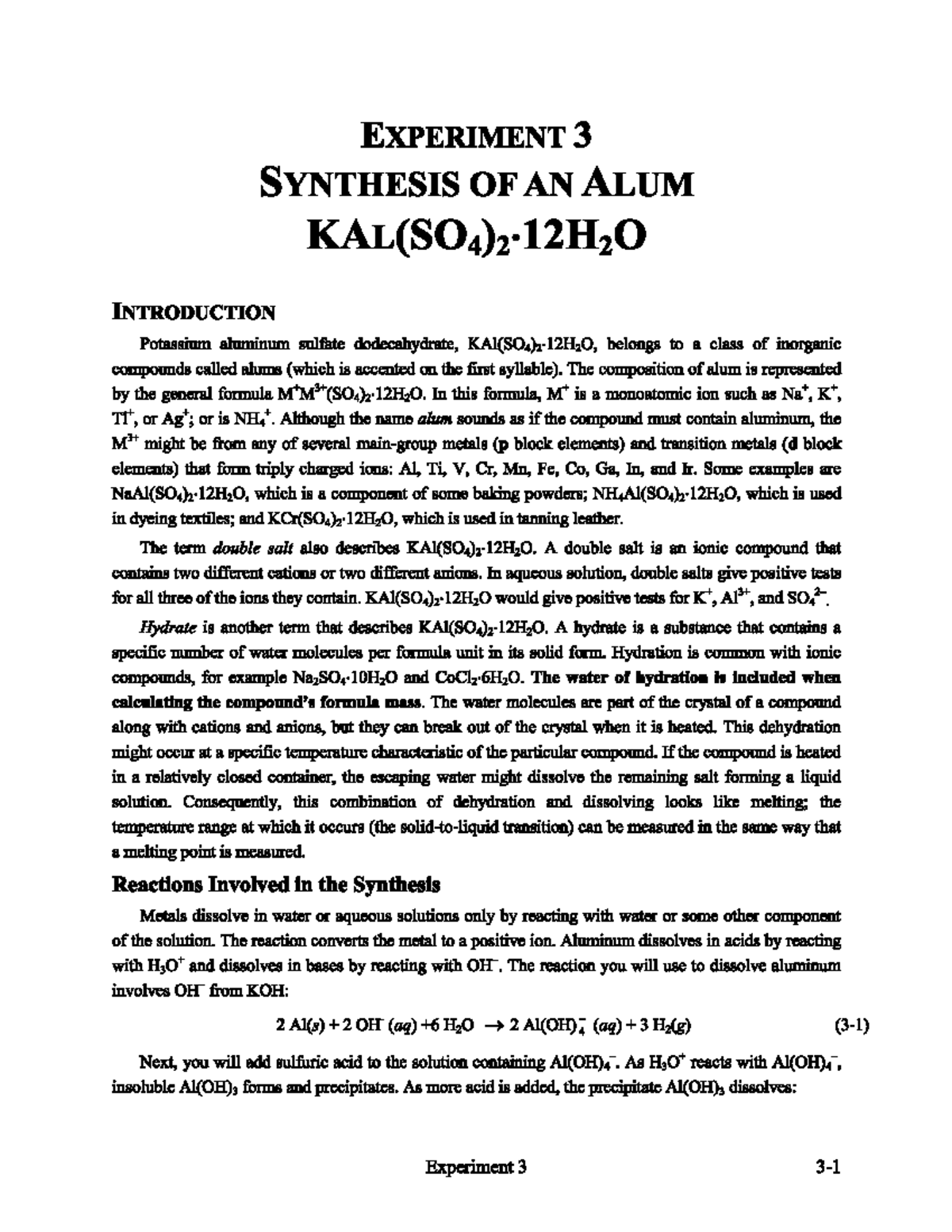 Chemistry Lab 2 CH 101 Studocu