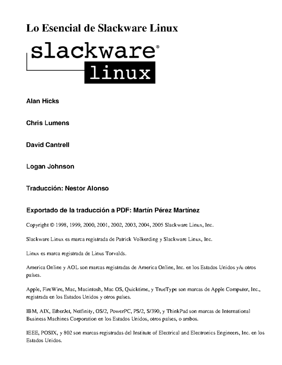 Loescencialdeslackwarelinuxes - Lo Esencial de Slackware Linux Alan ...