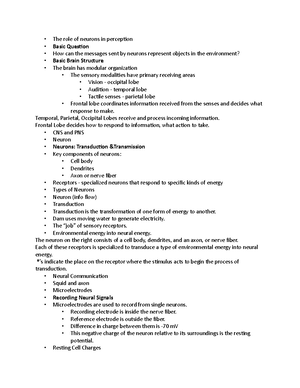 Chapter 9 - Intro to Sound - Chapter 9: Sound, The Auditory System, and ...