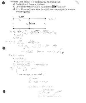 Exam 3 Work with solution help - EE 3005 - Studocu
