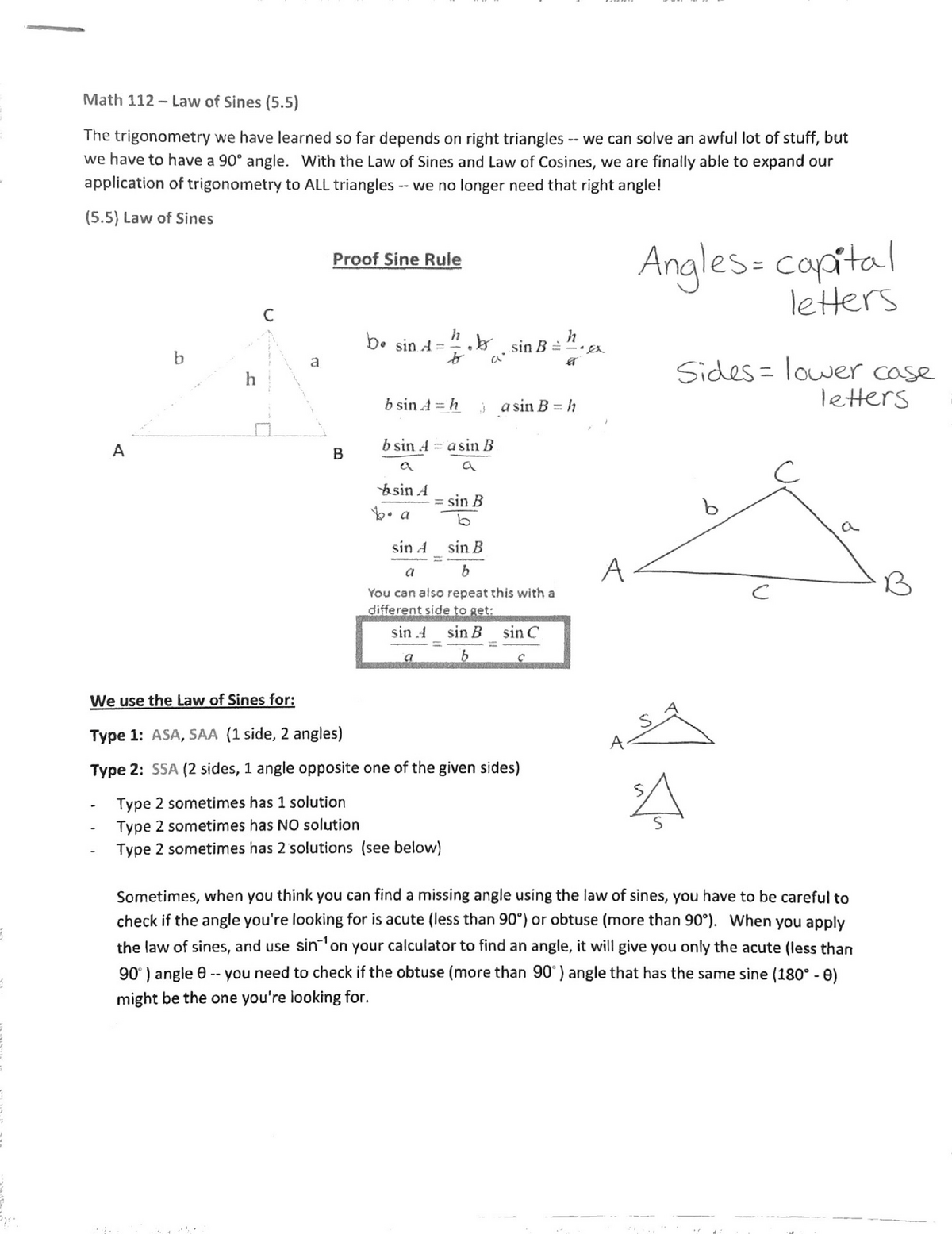 Math 112 term notes - MTH 112 - Studocu