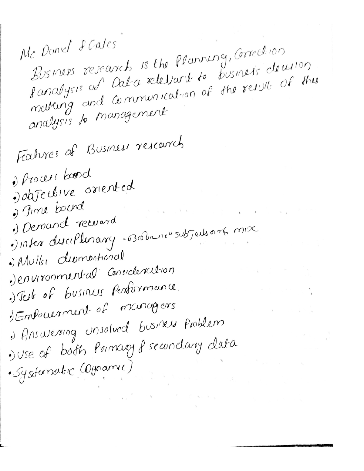 Calicut University-Bcom 5 Semester(Business Research Methods Notes ...