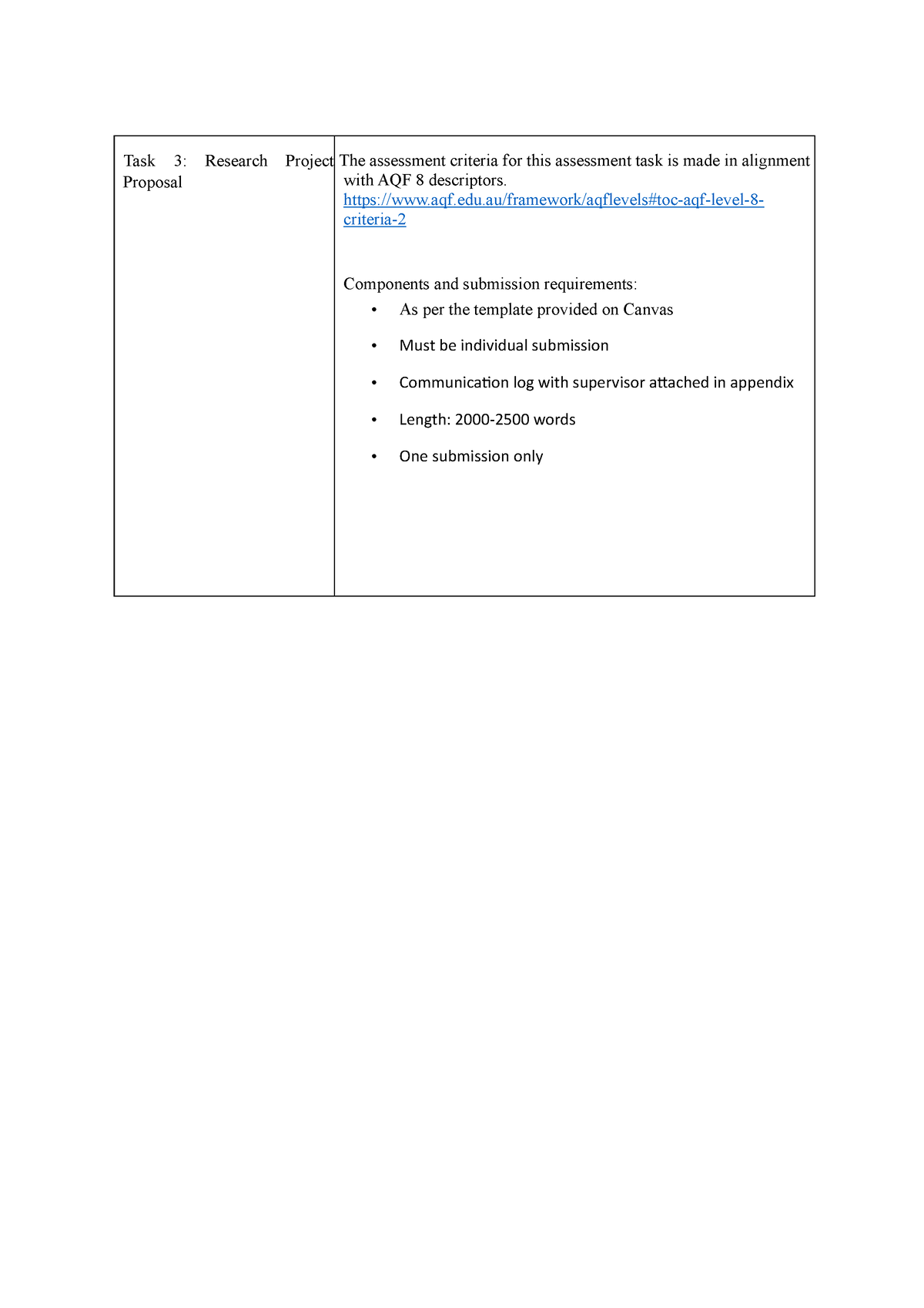 research proposal assessment criteria