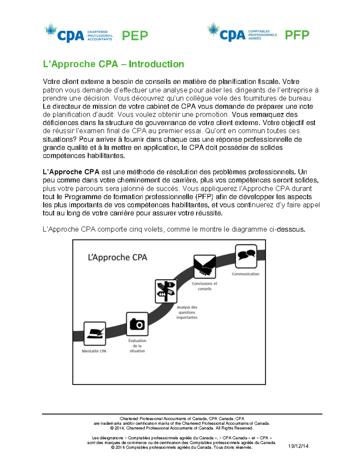 2-l'Approche CPA - introduction - L’Approche CPA – Introduction Votre ...