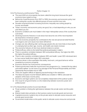Pol Sci Chapter 4 outline - 82) 4) Introduction public thinks of the ...