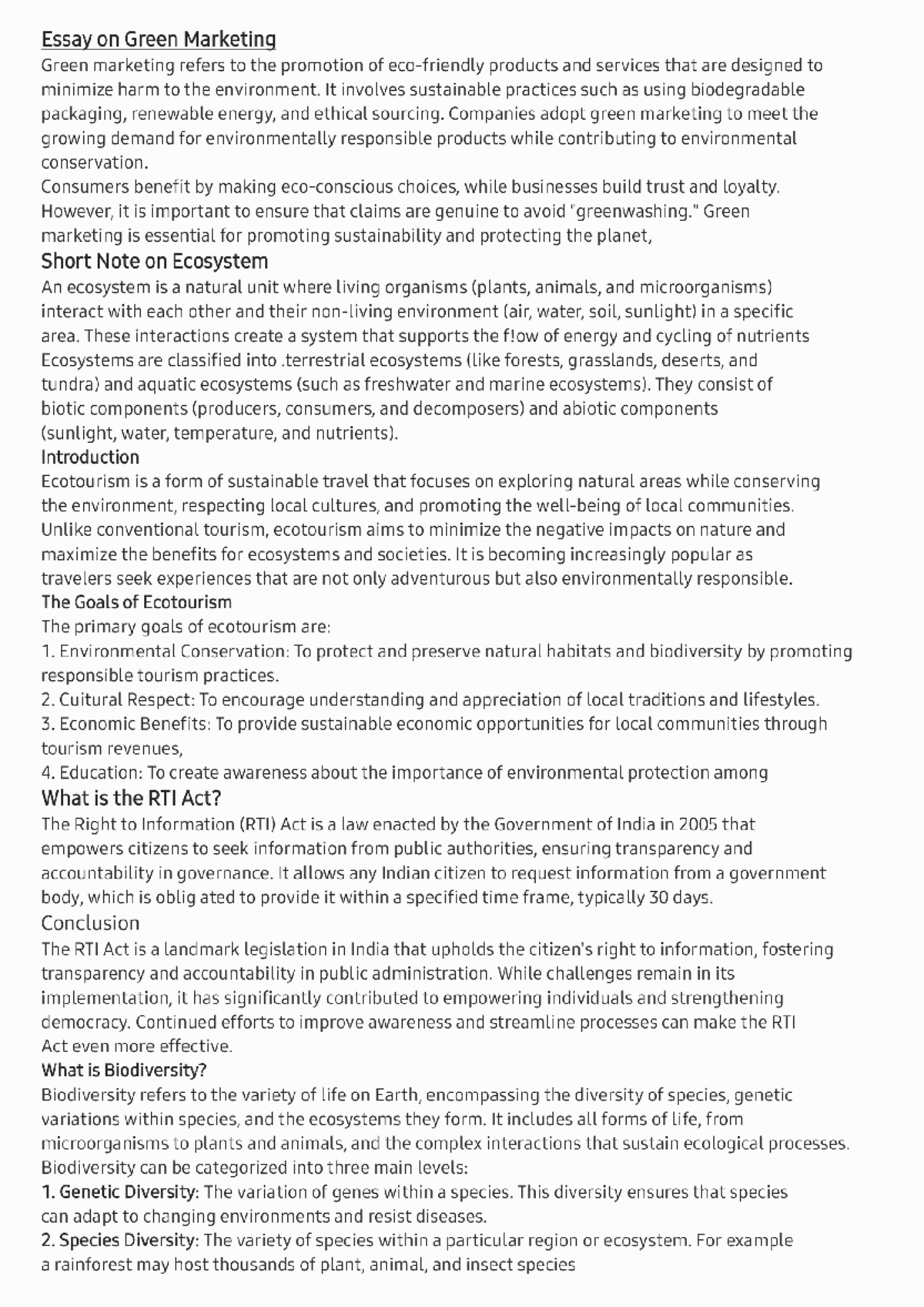 Enviornment management - Essay on Green Marketing Green marketing ...