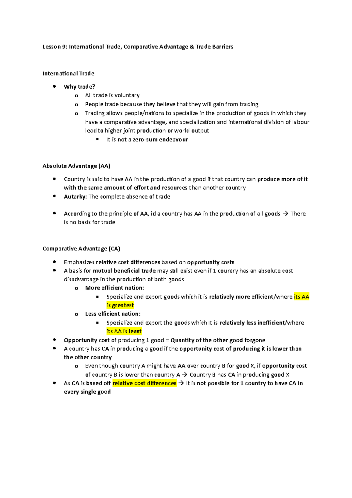 Lesson 9 Notes Lesson 9 Noteslesson 9 Noteslesson 9 Noteslesson 9