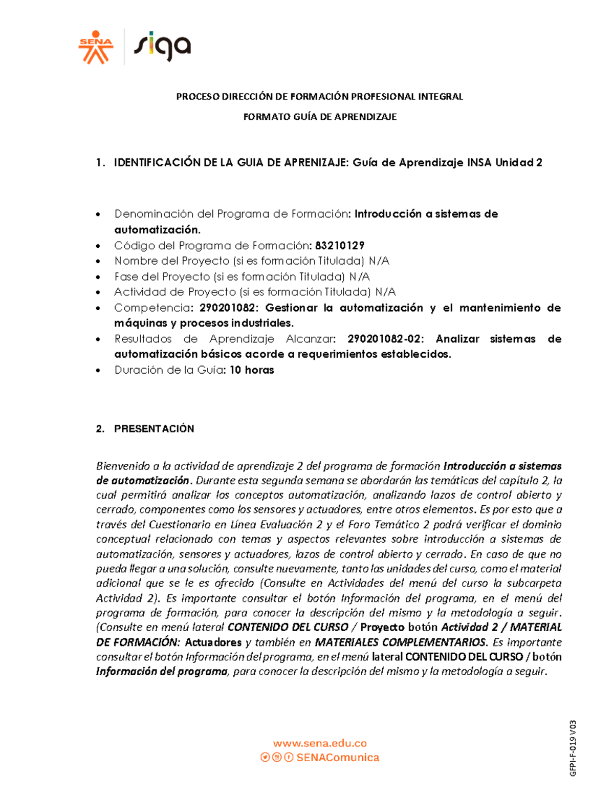 Guía De Aprendizaje 2 INSA 2022 - PROCESO DIRECCI”N DE FORMACI”N ...