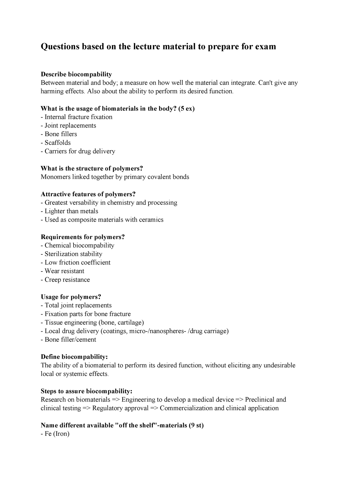 Latest CFE Test Format